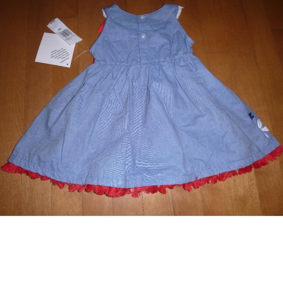 Baby Girls Blueberi Blvd 2 pack Fit & Flare Dresses Size 12 18 24 Months NWT - Picture 3 of 5